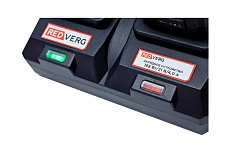 Зарядное устройство для 2-х аккумуляторов 18 В, 4 Ач Redverg 6678956