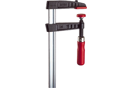 Струбцина BESSEY из ковкого чугуна 400/100, усилие 6 кН, с 2-компонентной рукояткой BE-TG40S10-2K
