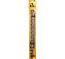 Бур по бетону, двойная спираль, Cobalt W-tip (20x260 мм; SDS PLUS) Denzel 705047