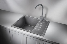 Кухонная мойка Granula Standart ST-5803 58 см графит