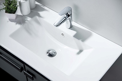 Донный клапан Aquatek AQ6002CR с переливом, Push-open, хром