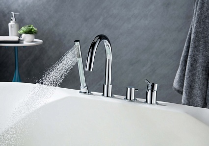 Смеситель на борт ванны Aquatek Европа AQ1348CR хром