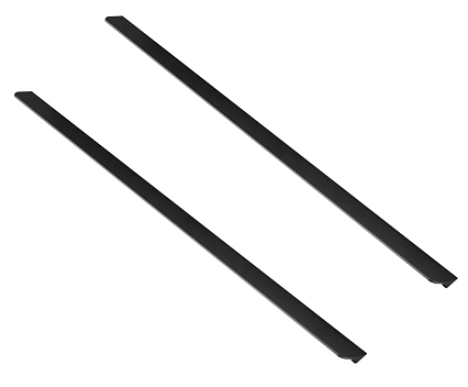 Ручка для тумбы Cezares Eco 60 см черная матовая RS156BL.3/512