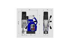 Сверлильный станок на магнитном основании FE POWERTOOLS FE 50RL X