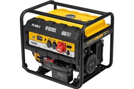 Генератор бензиновый Denzel PS 80 E-3, 6.6 кВт, 400 В, 25 л, электростартер 946954