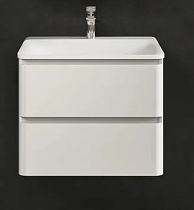 Тумба с раковиной AQUAme S4 60 см белый глянец