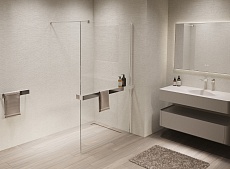 Душевая перегородка Vincea Walk-In VSW-1HR100CL 100x200 хром, прозрачное