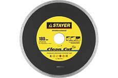 Круг отрезной алмазный сплошной PROFI (180х25.4 мм) для электроплиткореза Stayer 3665-180_z01