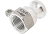 Алюминиевый камлок TITAN LOCK типа А серия EcoLine, ниппель внутр. резьба BSP 1/2" TL50AAL-EL