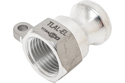 Алюминиевый камлок TITAN LOCK типа А серия EcoLine, ниппель внутр. резьба BSP 1/2" TL50AAL-EL