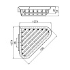 Полка Emco System2 3545 001 00, 16 см хром