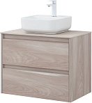 Тумба со столешницей Aquanet Nova Lite 75 см, 2 ящика