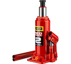 Гидравлический бутылочный домкрат Stayer RED FORCE, 2т, 181-345 мм, 43160-2 43160-2_z01