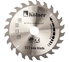 Пильный диск по дереву Kolner KSD 210х30х24Т 8100300108