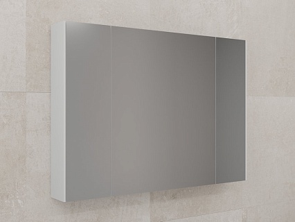 Зеркальный шкаф Style Line Лима 100x70 см белый матовый ЛС-00002342