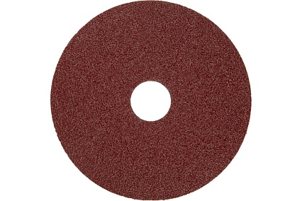 Фибровый шлифовальный круг (диск) 125 мм, Р50, 5 шт Vitatools F125-P50-5