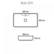 Раковина Melana MLN-7291 48 см