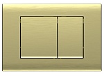 Кнопка смыва Vincea VFP-001BG брашированное золото