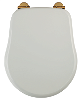 Крышка-сиденье Migliore Bella ML.BLL-26.111.BI.BR с микролифтом, петли бронза