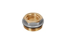 Переходник для спускника коллектора Hoobs 1&quot;нр х 1/2&quot;вр, с прокладкой HB-141510840