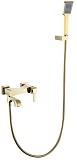 Смеситель для ванны Caprigo Diamante 50-010-ORO с душевым комплектом золото