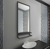 Зеркало Silver Mirrors Kvins Light 50x90 см с полочкой