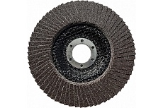 Круг лепестковый торцевой КЛТ2, 125x22.23 мм, P80, по металлу и дереву Abraflex FLDH10D125P80