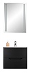 Мебель для ванной Orange Line 60 см черный матовый