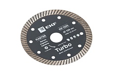 Диск алмазный Turbo Master (125x22.23 мм) EKF dd-125t