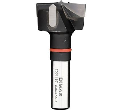 Сверло чашечное левое (26x55.5х57.5 мм; хвостовик 10x26 мм присадка) Dimar 2031167