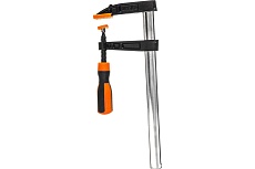 Струбцина Bohrer F-тип 250x80мм двухкомпонентная рукоятка 47525080