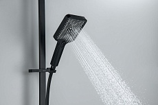 Душевой гарнитур Aquatek Либра AQ2019MB черный матовый