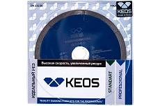 Диск алмазный Professional по керамограниту (115х22.2) для УШМ KEOS DBP01.115