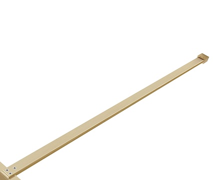 Душевая перегородка Vincea Walk-In VSW-1HP100GWBG 100x200 брашированное золото, золотые нити