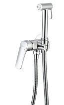 Смеситель Aquatek Вега AQ1019CR с гигиеническим душем, хром