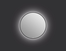 Зеркало Cersanit Eclipse Smart 60x60 см с подсветкой, черный A64146