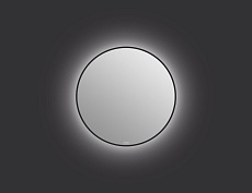 Зеркало Cersanit Eclipse Smart 60x60 см с подсветкой, черный A64146