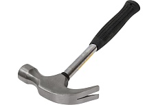 Молоток-гвоздодер с металлической ручкой Biber ПРЕМИУМ 85380 тов-104829