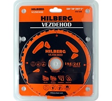 Диск пильный Vezdehod 184х30 мм, 24Т, 7º Hilberg HV189