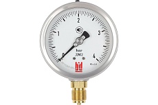 Манометр ДМ 2 100 Р (0-4) бар, кл.1.0, G1/2&quot; BD 1152100012