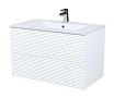 Тумба с раковиной Iddis Bild 80 см белый BIL80W0i95K