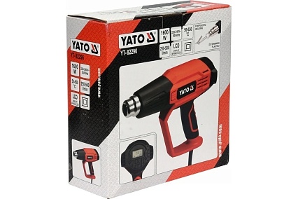 Технический фен Yato 1600 Вт 50, гц, 650C YT-82296