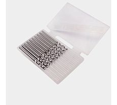 Сверло твердосплавное цельное короткое, ц/х, 10 шт, 2.7x16x45 мм, ВК8, 2300-3819, ГОСТ 17274-71 РОСИНСТРУМЕНТ 233819U