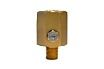 Дроссель из латуни A-Flow 1/2" BSPT (G) VNZ-MF-8G-BR