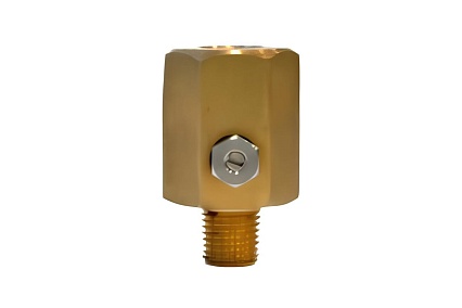 Дроссель из латуни A-Flow 1/2" BSPT (G) VNZ-MF-8G-BR