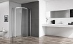 Душевой уголок BelBagno Acqua 90x90 прозрачный, хром