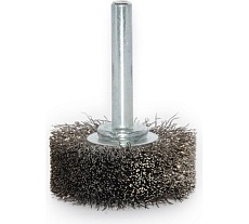 Щетка дисковая с хвостовиком волнистая 50x15x0.3 мм, INOX ПрофТим HA5015-IN-03