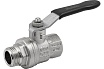 Шаровой кран ELSEN Strong T, 1", НВ, ручка-рычаг EV10.2101