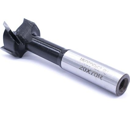 Сверло чашечное четырехзаходное по дереву FT120207R (20х70 мм; хв-к 10 мм; правое вращение) МНОГОФРЕЗ 6594