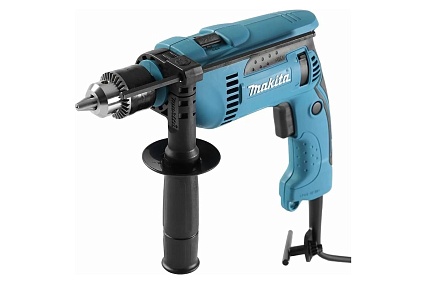 Ударная дрель Makita 680 Вт, набор сверл D-46202 HP1640X4